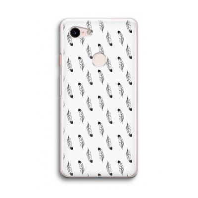 Pluimen: Google Pixel 3 Transparant Hoesje