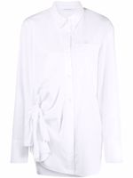 Cecilie Bahnsen chemise Fenet à détail de nœud - Blanc