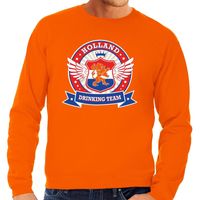 Nederland drinking team sweater oranje rwb heren 2XL  -