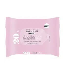 BYPHASSE Make-Up Remover Wipes With Milk Proteins All Skin Types - 20 stuks