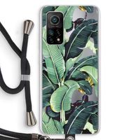 Bananenbladeren: Xiaomi Mi 10T 5G Transparant Hoesje met koord