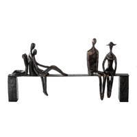 Polysculptuur Leisure brons/zwart