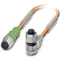 Phoenix Contact 1693937 Sensor/actuator connector, geassembleerd M12 Aantal polen (sensoren): 5 Stekker, recht, Bus, haaks 0.60 m 1 stuk(s) Phoenix Contact 1693937 Sensor/actuator connector, geassembleerd M12 Aantal polen (sensoren): 5 Stekker, recht, Bus, haaks 0.60 m 1 stuk(s)
