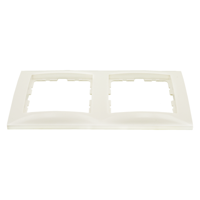 Berker B S1 Afdekraam | Inbouw | 2-voudig | Polarwit - 66.033.22