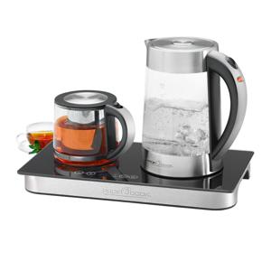 ProfiCook PC-TKS 1056 waterkoker 1,7 l Zwart, Roestvrijstaal, Transparant