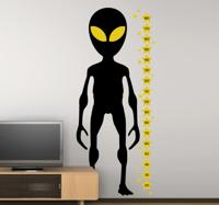 Muursticker Alien Maatstaf