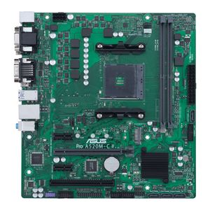 Asustek Computer PRO A520M-C II/CSM Moederbord Socket AMD AM4 Vormfactor Micro-ATX Moederbord chipset AMD® A520