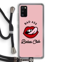 Badass Babes Club: Samsung Galaxy A41 Transparant Hoesje met koord