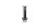 VB 61075 Stekkerdoos voor Inbouw in Tafelblad + 2 x USB - thumbnail