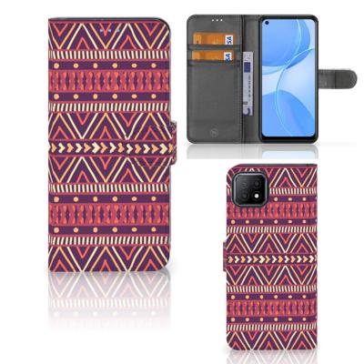 OPPO A73 5G | Telefoon Hoesje | Aztec Paars