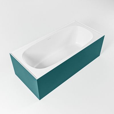 Vrijstaand bad Mondiaz Freeze | 180x85 cm | Solid surface | Ovaal | Smag - Talc