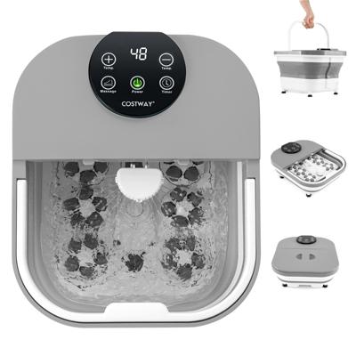 Voetbad Inklapbaar Voetenbad met Douche 60 Min Timer en 30 Shiatsu-Massageballen Massageapparaat 500 W Voetmassage