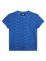 Karl Lagerfeld Kids t-shirt en coton à logo imprimé - Bleu