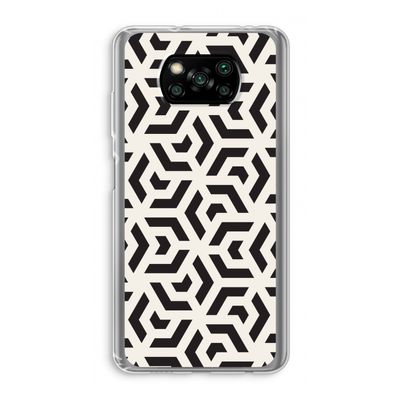 Crazy pattern: Xiaomi Poco X3 Pro Transparant Hoesje