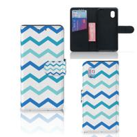Alcatel 1B (2020) | Telefoon Hoesje | Zigzag Blauw Alcatel 1B (2020) | Telefoon Hoesje | Zigzag Blauw