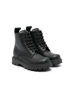 DSQUARED2 KIDS bottines en cuir à lacets - Noir