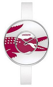 Lacoste horlogeband 2000545 / LC-37-3-29-2192 Leder Wit 10mm