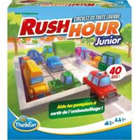 ThinkFun - Rush Hour Junior - Logicaspel - Puzzel - Verkeersopstopping - 40 uitdagingen 4 niveaus - 1 speler of ouder dan 5 jaar - Ravensburger - 76604