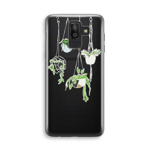 Hang In There: Samsung Galaxy J8 (2018) Transparant Hoesje