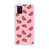Watermeloen: Galaxy A51 4G Transparant Hoesje