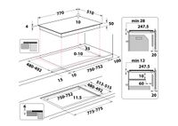 Whirlpool WL S6277 CPNE Zwart Ingebouwd 77 cm Inductiekookplaat zones 4 zone(s) - thumbnail