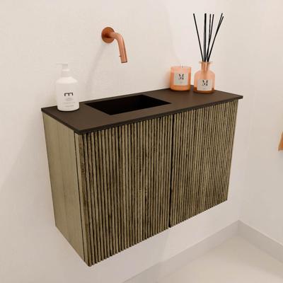 Toiletmeubel Mondiaz Joya | 60 cm | Meubelkleur Dusk | Faye wastafel Urban Links | Zonder kraangat(en)