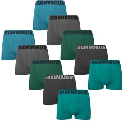 Gianvaglia 10-Pack naadloze heren boxershorts - Multipack goedkope heren onderbroeken