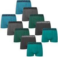 Gianvaglia 10-Pack naadloze heren boxershorts - Multipack goedkope heren onderbroeken