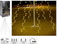 Vlaggenmast verlichting 360 lampjes warm wit