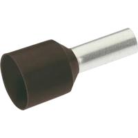 Cimco 187301 Adereindhulzen 1.5 mm² Deels geïsoleerd Zwart 100 stuk(s)