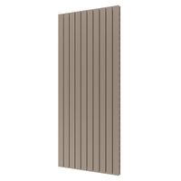 Plieger Designradiator Cavallino Retto Dubbel 1936 Watt Middenaansluiting 180x75,4 cm Zandsteen