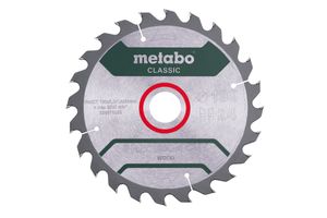 Metabo Accessoires Cirkelzaagblad | Precision Cut Classic | 190x30mm | Z24 WZ 15° - 628675000