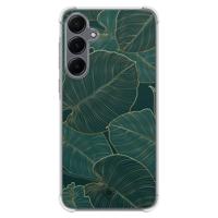 Samsung Galaxy A55 shockproof hoesje - Monstera leaves