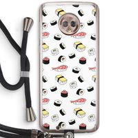 Sushi time: Motorola Moto G6 Transparant Hoesje met koord