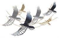 IJZEREN WANDPANEEL VOGEL CM 90,8X6,4X50,8