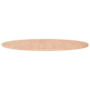 Tafelblad rond 90x1,5 cm onbehandeld massief eikenhout