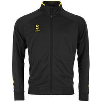 Hummel 108023 Tulsa Full Zip Top - Black-Yellow - 3XL