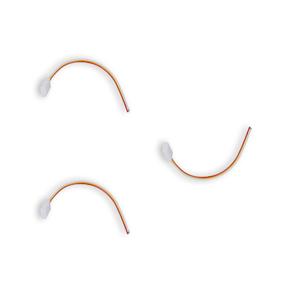 3x Dual White aansluitstuk met kabel 15 cm soldeervrij