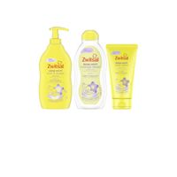 Zwitsal Baby Slaap Zacht Set - 400 ml + 200 ml + 200 ml - Voordeelverpakking - thumbnail