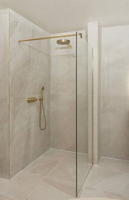 Ben Vivid inloopdouche incl. antikalk 90x200cm geborsteld messing