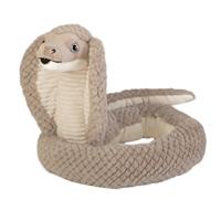 Pluche cobra knuffel slang - 137 cm - reptielen - knuffeldier - speelgoed - kinderen