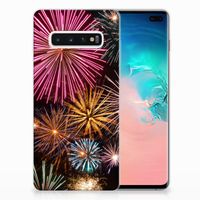 Samsung Galaxy S10 Plus Silicone Back Cover Vuurwerk