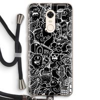 Vexx Black City : Xiaomi Redmi 5 Transparant Hoesje met koord