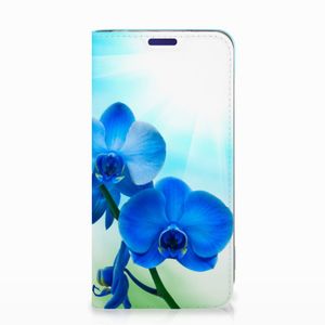 Samsung Galaxy S10e Smart Cover Orchidee Blauw - Cadeau voor je Moeder