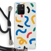 Illustratieve pop 2: Samsung Galaxy S10 Lite Transparant Hoesje met koord