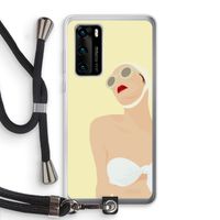 Summer: Huawei P40 Transparant Hoesje met koord