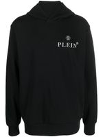 Philipp Plein hoodie à plaque logo - Noir - thumbnail