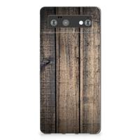 Google Pixel 6 Bumper Hoesje Steigerhout