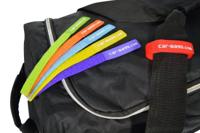 Bagage label set klittenband, 6 st. in verschillende kleuren LABEL1