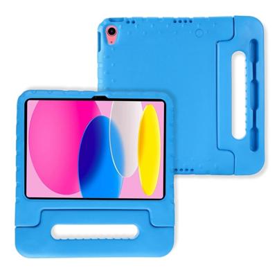 Lunso iPad 11 inch (2025) A16 - EVA Schokbestendige Kinderhoes met handvat - Lichtblauw